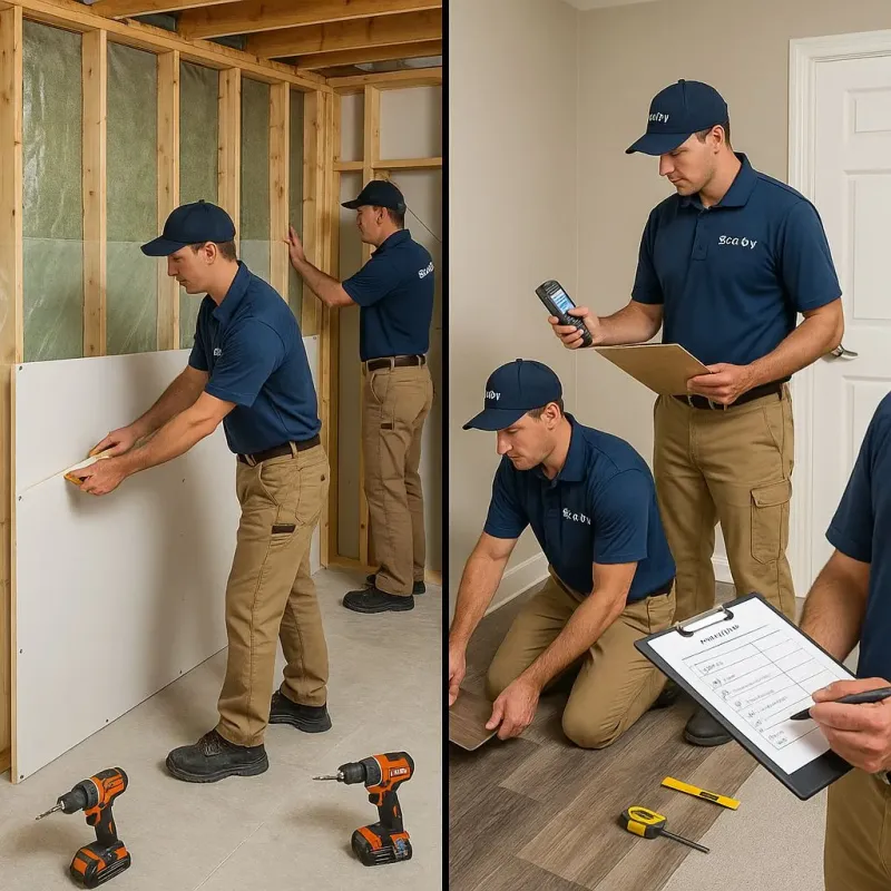 Repairs and Reconstruction process in Kailua, HI
